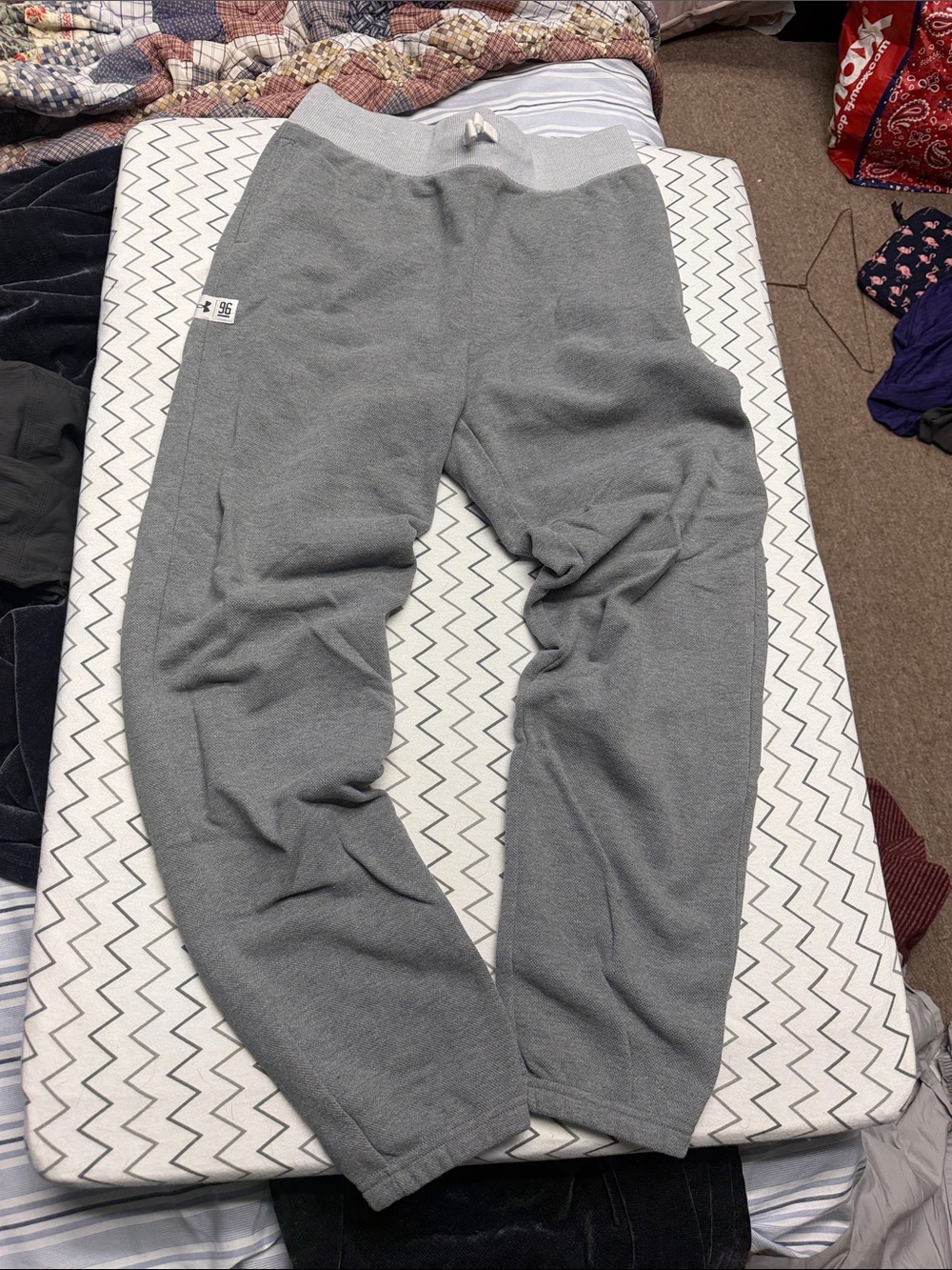 Under Armour Gray Drawstring Track Joggers
